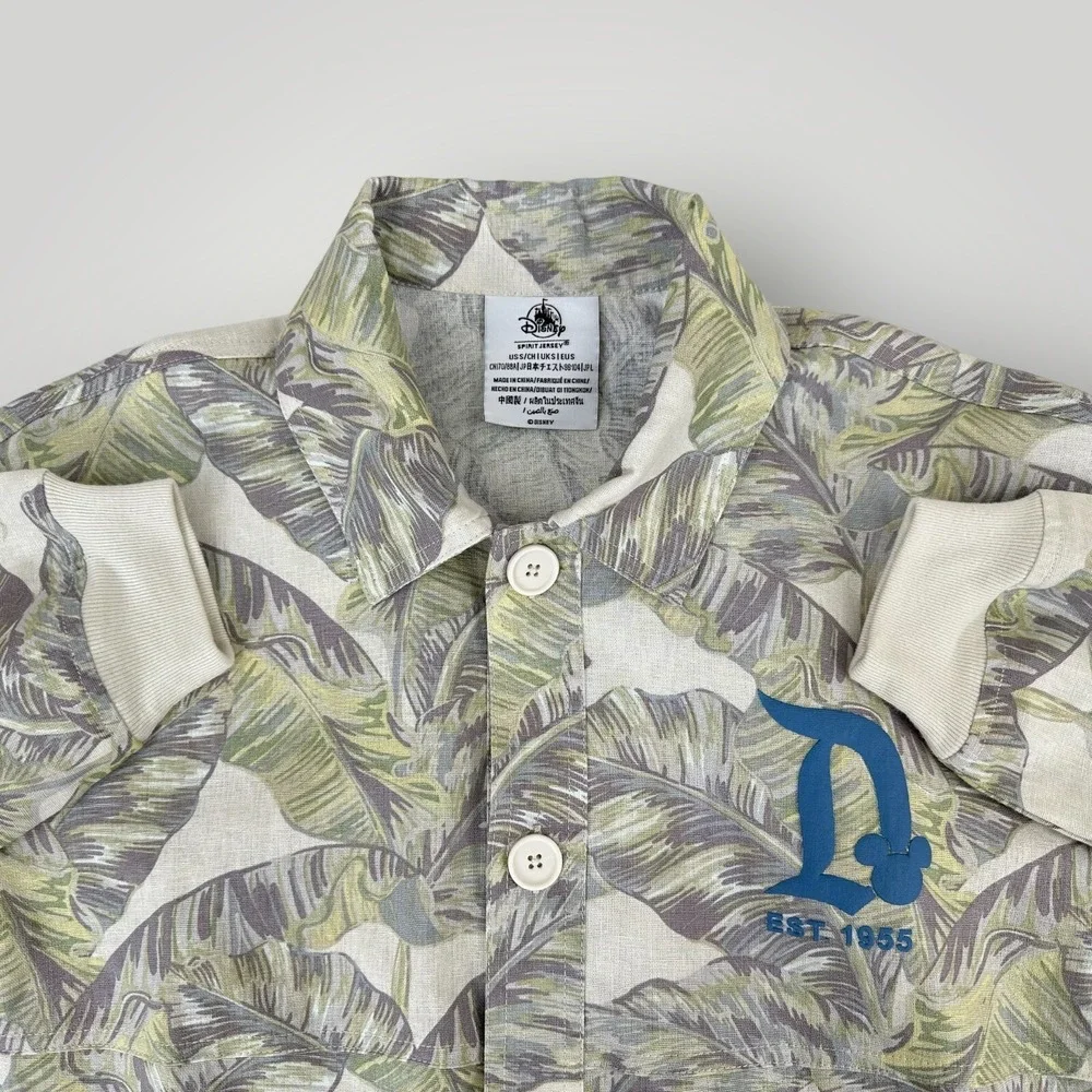 NEW Disney Resort Spirit Jersey Shirt Jacket SMALL Tropical Palm Shacket‎ NWT